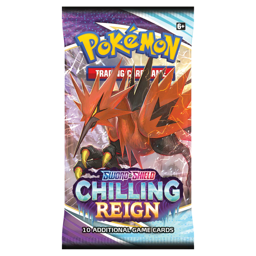 Pokemon Chillign Reign Booster Pack — ouvert en direct