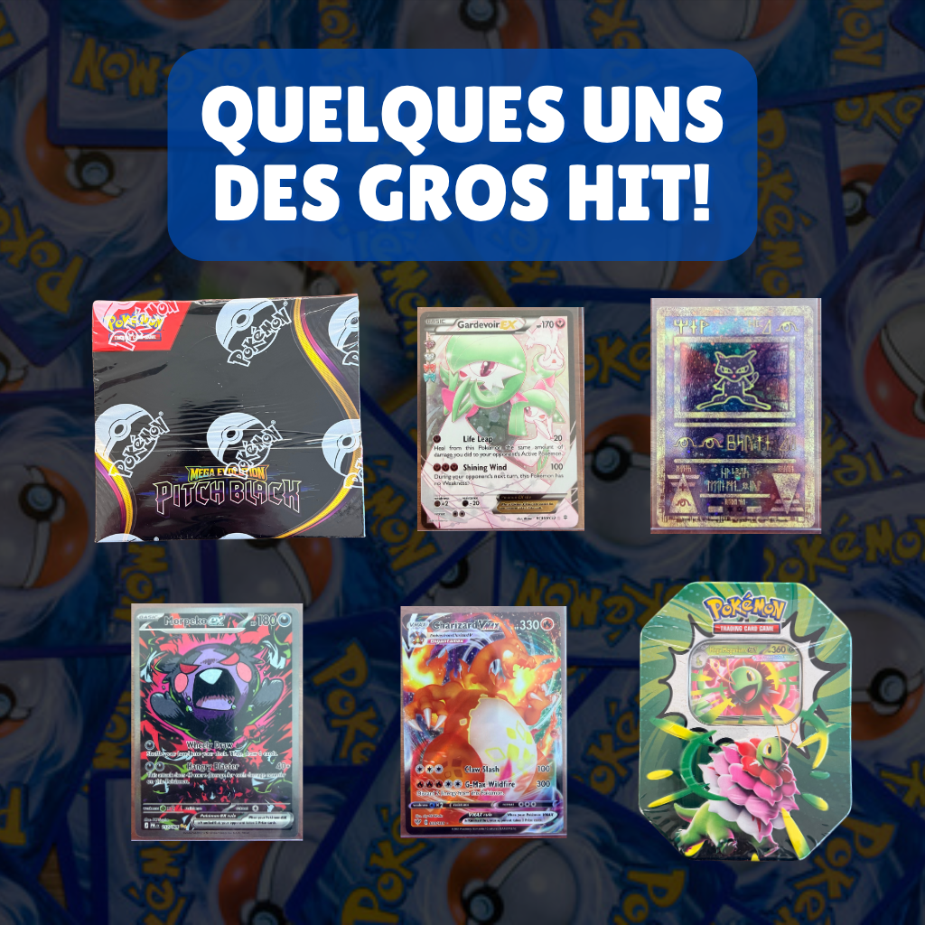 Pokemon Enveloppe Mystère — ouvert en live