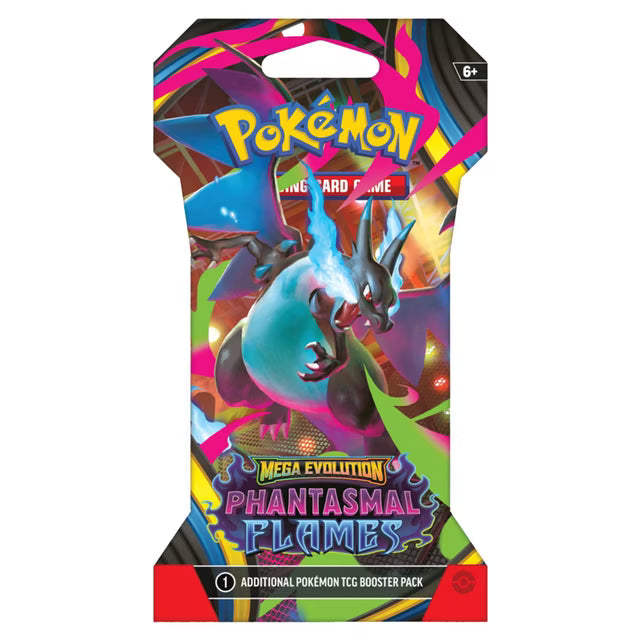 Sleeved Booster Pack Pokémon Phantasmal Flames — ouvert en direct