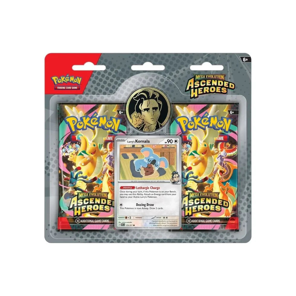 Pokemon Ascended Heroes 2-Pack Blister Larry - ouverture en live