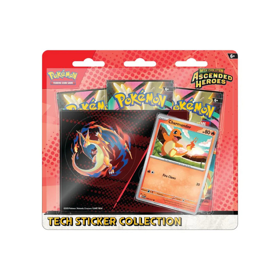 Pokemon Ascended Heroes Tech Sticker Collection - ouverture en live