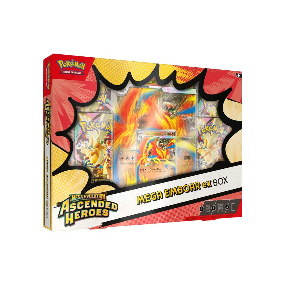 Pokemon Ascended Heroes Mega Emboar ex Box - ouverture en live