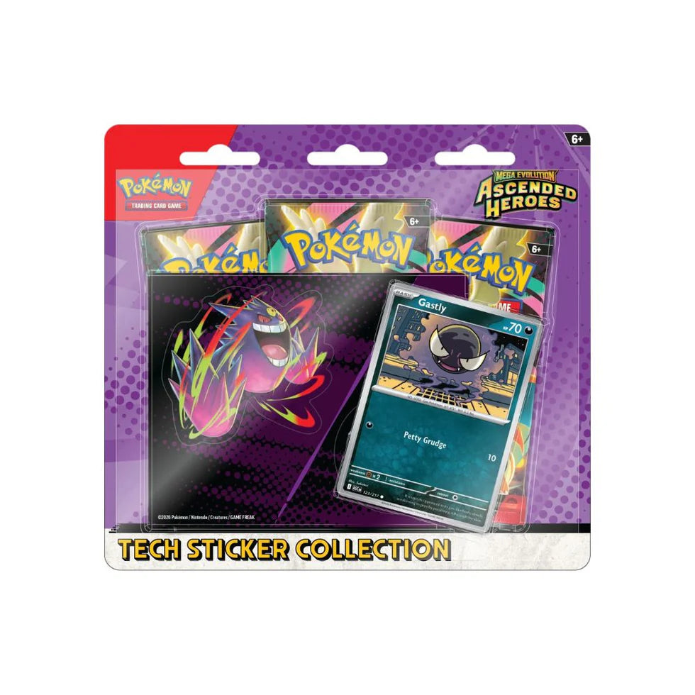 Pokemon Ascended Heroes Tech Sticker Collection - ouverture en live