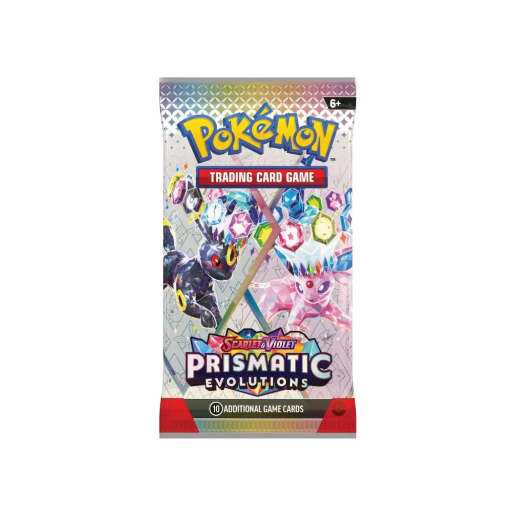 Pokemon Prismatic Evolution Booster Pack — ouvert en direct