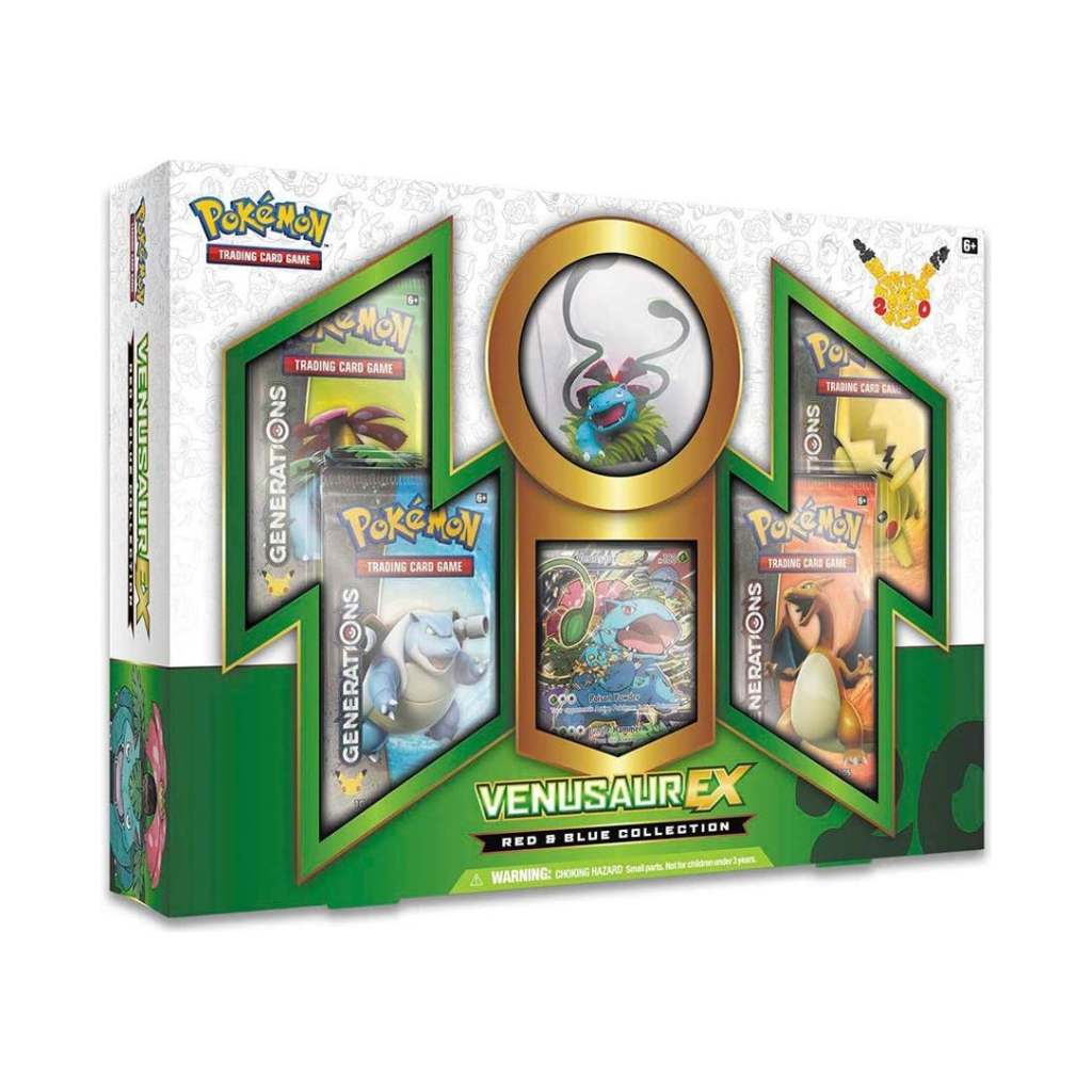 Pokemon Venusaur EX Red & Blue Collection — ouvert en live